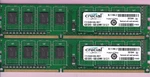8GB 2X4GB PC3-12800 Crucial CT51264BA160BJ.M8FP DDR3-1600 Desktop Ram Memory Kit. Fixed Price $21.90.