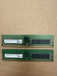 Lot Of Micron 32GB DDR4 3200 Desktop Udimm 2RX8 PC4-25600 MTA16ATF4G64AZ-3G2E1. Fixed Price $389.99.
