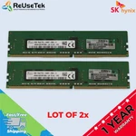 Sk Hynix 16GB 2X8GB HMA81GR7MFR8N-UH 1RX8 DDR4 Server Memory Ram 853287-091. Fixed Price $71.24.