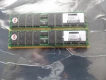 Dataram DTM63640B 512MB (256 X 2) PC2100 DDR-266MHZ Ecc 184-PIN Dimm Memory. Fixed Price $21.99.