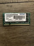 Patriot PSD28G800SK 4GB PC2-6400 DDR2-800 CL6 200-PIN Sodimm Laptop Memory Ram. Fixed Price $75.99.