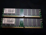 G.skill 2GB (2X1GB) DDR-400 PC-3200 Ram Kit F1-3200PHU1-1GBNT. Fixed Price $39.00.