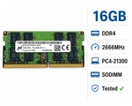 Micron 16GB DDR4 2666MHZ PC4-21300 Sodimm Laptop Ram 2RX8 MTA16ATF2G64HZ Tested. Fixed Price $59.99.