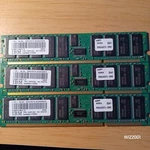 Lot 3X Ibm Samsung 512MB PC2100 DDR-266MHZ Registered Eccserver Ram TOT=1.5GB. Fixed Price $24.99.