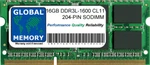 16GB DDR3L 1600MHZ PC3L-12800 204-PIN Sodimm Memory For Laptops/notebooks. Fixed Price $173.21.