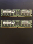 2X Samsung 32GB 2RX4 PC4-2400T-LA0-11-MC0 M386A4K40BB0-CRC4Q. Fixed Price $200.00.