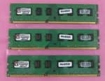 Kingston Kit Of 6GB (3 X 2GB) Sdram DDR3-1333 (PC3 10600) KVR1333D3N9K3/6G. Fixed Price $18.50.