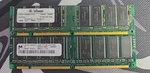 Infineon And Mt 2PCS Of 128MB 16MX64 Sdram. PC100-222-620. Fixed Price $15.99.