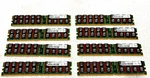 Lot Of Dataram 8GB DDR2-667MHZ PC2-5300 Ecc CL5 240-PIN Dimm Quad Rank Memo. Fixed Price $69.99.