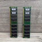 Infineon 2X 256MB DDR1 Sdram PC2700 Ecc Dimm Server HYB25D256800BT-6. Fixed Price $12.91.