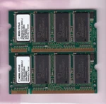 512MB 2X256MB PC-2100S Mosel Vitelic V826632B24SATG-B1 DDR-266 Laptop DDR1 Kit. Fixed Price $9.90.