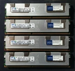 Addon Memory 32GB Kit (4X8GB Modules) PC3L-10600R AM1333D3DRLPR/8G Reg Ecc. Fixed Price $19.99.
