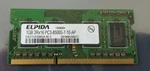 Elpida 1GB 2RX16 PC3-8500S-7-10-AP Laptop Memory Ram EBJ11UE6BASA-AE-E. Fixed Price $6.99.