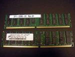 Sun X4227A-Z 8GB (2X 4GB) Memory Kit (371-2205) For X4100 M2 X4200. Fixed Price $35.00.