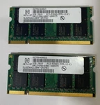 (lot Of 2) Netlist 2GB 2RX8 PC2-5300S 667MHZ Ram Module NL825642120HF-D53MEC. Fixed Price $9.99.