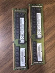 Samsung 64GB Kit (2X32GB) PC4-2933Y DDR4 M393A4K40CB2-CVFBY. Fixed Price $455.00.