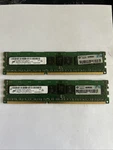 2X Micron 8GB 1RX4 PC3-12800R DDR3 Ecc Server Memory Ram MT18JSF1G72PZ-1G6D1FF. Fixed Price $24.95.