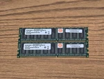 Viking VR4CU287228ETP-EG Ddr Memory Module 1GB X2 = 2GB. Fixed Price $19.95.