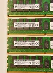 4X 64GB Micron PC4 2933Y DDR4 2933MHZ Ecc MTA72ASS8G72LZ-2G9 (256GB Total) Lot. Fixed Price $1133.00.