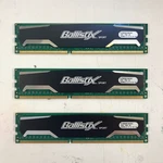 Crucial Ballistix Sport 3X2GB DDR3 BL25664BA1339 Memory *** Not Tested. Fixed Price $10.00.