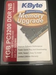 Byte Memory UPGRADE-DESKTOP-1GB Pc 3200 Ddr Nb Notebook New. Fixed Price $12.95.