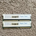 Super Talent 512MB (2X256MB) DDR1 184-PIN Dimm PC2700/PC3200 Unbuf. Fixed Price $26.85.