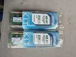 Crucial 4GB Kit (2 2GB) 240 Pin Unbuff Dimm 256MX64DDR2 PCR2 5300. Fixed Price $30.00.