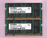 4GB 2X2GB Laptop Ram PC2-6400S DDR2 800 Hp 480382-001 Elpida Matched Pair Kit. Fixed Price $14.90.