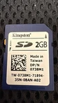 Kingston 2GB Sd Card Dell Poweredge 738M1. Fixed Price $12.50.