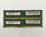 Micron 16GB RAM(2X8GB) PC3L-8500R DDR3-1066 Server Sdram MT36KSF1G72PDZ-1G1M1HG. Fixed Price $21.00.