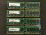 4GB (4X1GB) Memory DDR2 PC2-3200R 400MHZ Ecc Reg For Dell Poweredge 1800 1850. Fixed Price $19.75.