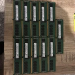 Lot Of (11) Sk Hynix 16GB 2RX8 PC4-2666V-RE1-11 HMA82GR7AFR8N-VK Ram Ecc. Fixed Price $500.00.