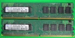 PC2-6400U DDR2 1GB Desktop Memory Samsung M378T2863RZS-CF7. Fixed Price $15.99.