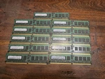 Lot X10 Samsung 1GB 1RX4 PC2-5300 667MHZ M393T2950CZA-CE6 For Server SC1435. Fixed Price $16.99.