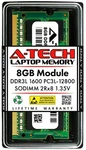 A-tech 8GB 1600 PC3-12800 Laptop Sodimm 204-PIN Memory Ram PC3L DDR3L 1X. Fixed Price $22.35.