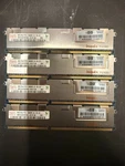 Hynix 32GB Kit (8GBX4) / PC3-10600R DDR3 2RX4 Ram HMT31GR7BFR4C-H9 D7 Ab. Fixed Price $40.00.