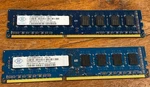 Pack Nanya NT4GC64B8HG0NF-DI 4GB 2RX8 PC3-12800U Ram Two Lot Memory Windows. Fixed Price $799.99.