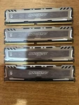 Ballistix Micron 16GB 4X4GB Modules DDR4 Ram 2400MHZ Memory BLS4G4D240FSB.8FBD. Fixed Price $49.99.