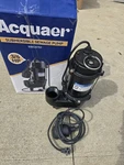 Acquaer 3/4 Hp Submersible Sewage Effluent Pump 115V 6400 Gph. Fixed Price $189.00.