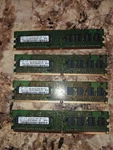 Samsung 4GB (4 X 1GB) PC2-6400U-666-12-ZZ 240 Pin Desktop Memory Ram. Fixed Price $5.99.