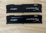 Kingston Hyperx Fury 32GB (2X16GB) DDR4 Ram 2133MHZ CL14 288-PIN HX421C14FBK2/32. Fixed Price $129.99.