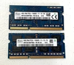 2 Laptop Ram Memory Modules - 4 Gb Each Sk Hynix Korea. Fixed Price $25.00.