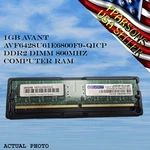 1GB Avant AVF6428U61E6800F9-QICP DDR2 Dimm 800MHZ Computer Ram. Fixed Price $20.00.