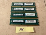 16GB Ram 4X 4GB Samsung M393B2G70BH0-YH9 1RX4 PC3L 10600R Server Memory Works. Fixed Price $29.95.