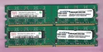 2GB 2X1GB PC2-4200 Hynix DDR2-533 HYMP512U64BP8-C4 Ab-a Axiom 12864Q8D2N5386 Kit. Fixed Price $7.90.