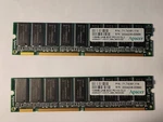 Apacer 128MB Unb PC-133 CL3 Ecc Registered Server Ram. Fixed Price $15.00.
