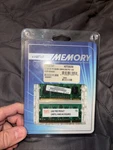 New Crucial 2GB 2X1GB DDR2 Laptop Memory PC2-5300S 667MHZ. Fixed Price $19.99.