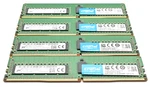 Micron 64GB (4X16GB) PC4-17000 DDR4-2133MHZ Ecc MTA18ASF1G72PDZ-2G1B1QI. Fixed Price $245.65.