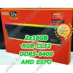 V-color Manta Xsky Rgb 32GB 2X16GB DDR5 6400 CL32 Dual Memory Amd Expo Sealed. Fixed Price $392.77.