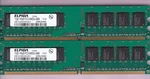 2GB 2X1GB PC2 6400 DDR2-800 Elpida EBE10UE8ACWA-8G-E Desktop Ram Memory Kit Dimm. Fixed Price $7.20.
